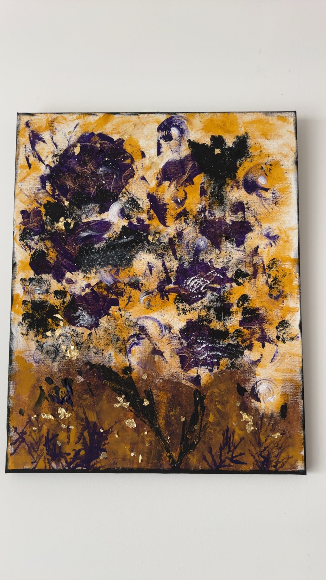 "Le Sceau des Étoiles" - toile acrylique (40x50cm)