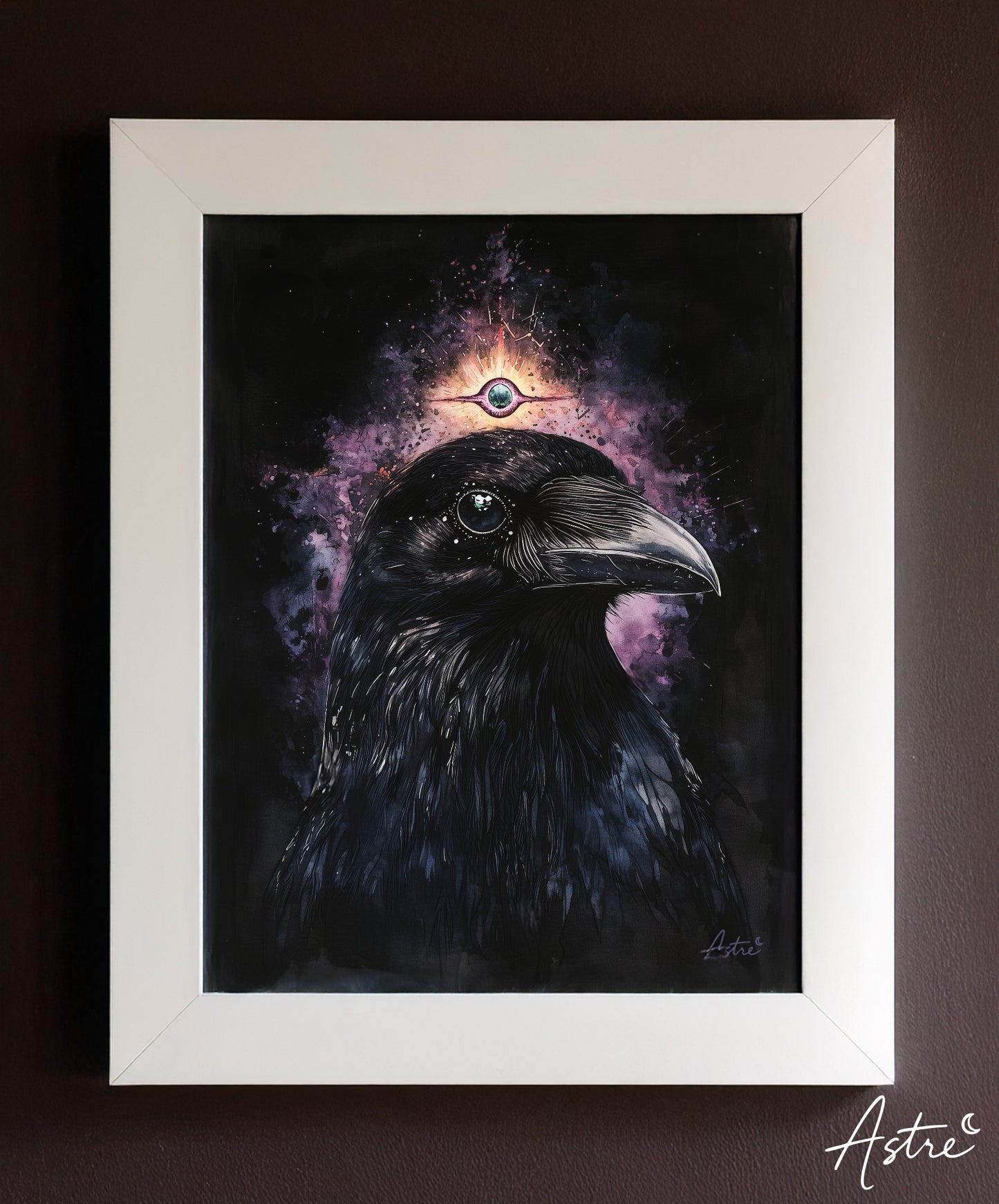 "L'oeil de l'invisible", illustration digitale (30x40cm)