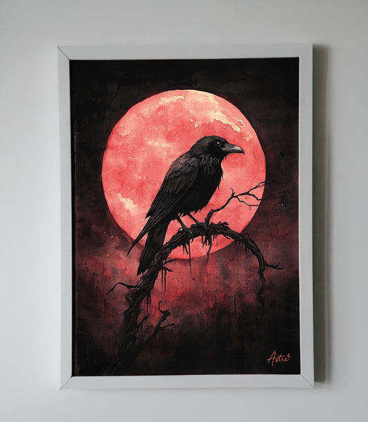 Hors série - "La nuit du messager", illustration digitale (30x40cm)