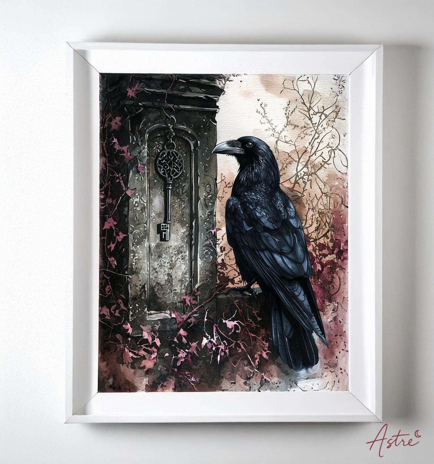 "Le gardien des secrets", illustration digitale (30x40cm)