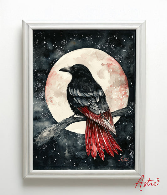 "Lueurs du néant", illustration digitale (30x40cm)