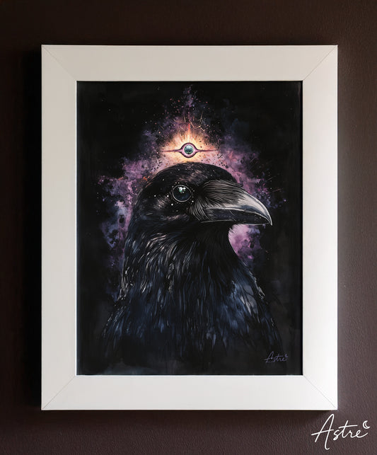 "L'oeil de l'invisible", illustration digitale (30x40cm)